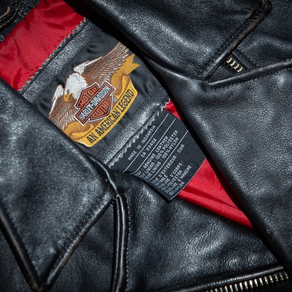 Vintage REAL Leather Motorcycle Jacket and Chaps - Picture 2 of 6